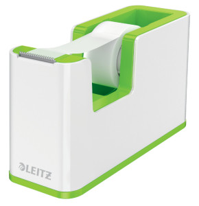 LEITZ Dévidoir de table WOW Duo Colour, équipé, blanc