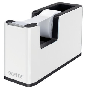 LEITZ Dévidoir de table WOW Duo Colour, équipé, blanc