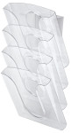 LEITZ porte brochures pour table et mur, transparent