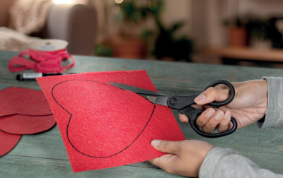 LEITZ ciseaux titane anti-adhésive, pointu, longueur: 180 mm, noir