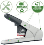 LEITZ agrafeuse gros travaux, capacité: 80 feuilles, argenté LEITZ agrafeuse gros travaux, capacité: 80 feuilles, argenté