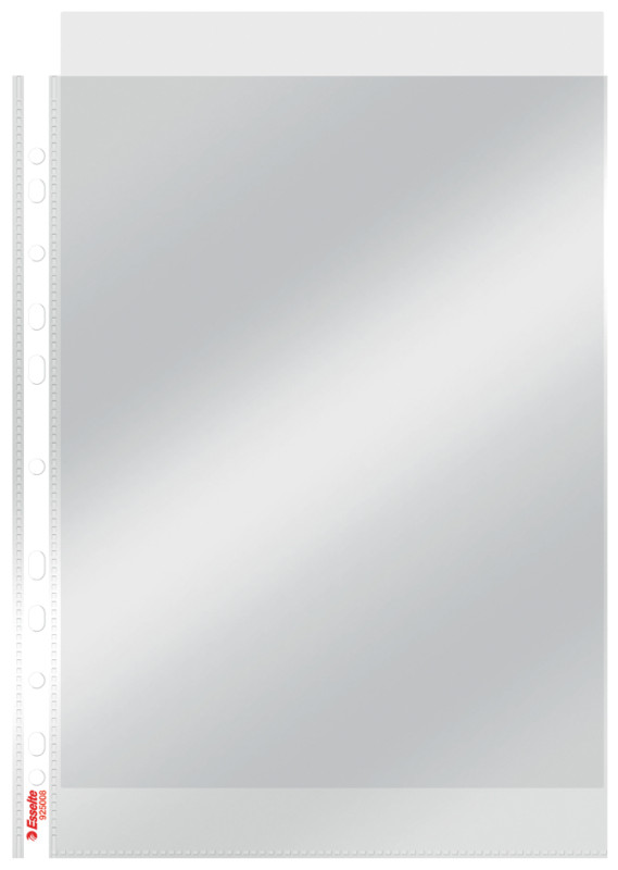 Pochette perforée standard, A4, pp, transparente sur