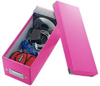 LEITZ coffret de rangement pour CD Click & Store WOW, rose