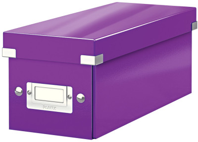 LEITZ coffret pour CD Click & Store WOW, violet