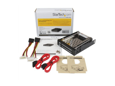 Startech : 3.5 TRAY-LESS DUAL 2.5 SATA HD HOT-SWAP BAY