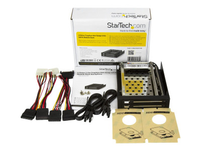Startech : 3.5 TRAY-LESS DUAL 2.5 SATA HD HOT-SWAP BAY