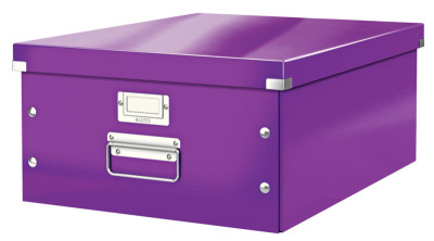 LEITZ Boîte de rangement Click & Store WOW, A3, violet