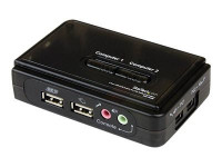 Startech : 2 PORT MINI USB KVM kit W/ CABLES et AUDIO SWITCHING