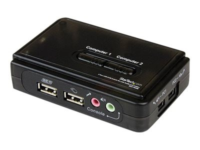 Startech : 2 PORT MINI USB KVM kit W/ CABLES et AUDIO SWITCHING