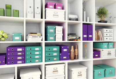 LEITZ bloc de classement Click & Store WOW,3 tiroirs, violet