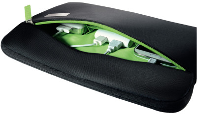 LEITZ manches pour Tablet PC complet, polyester, noir