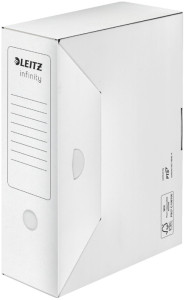 LEITZ Boîte à archives Infinity, blanc, sans acide, (L)150mm