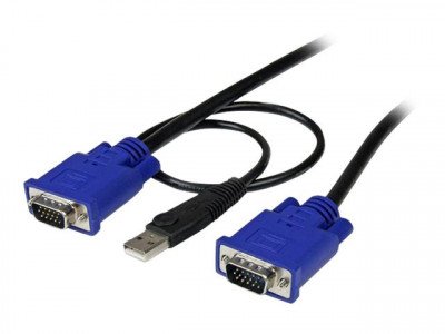 Startech : 6FT/1.8M ULTRA THIN PC USB + VG KVM cable