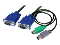 Startech : 6 FT 3-IN-1 KVM cable