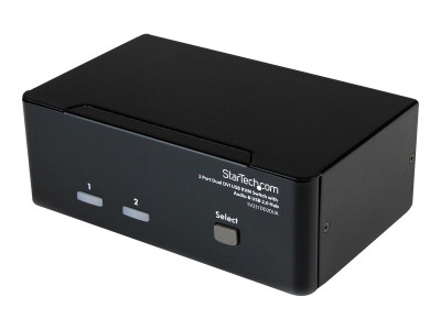 Startech : 2 PORT DUAL DVI USB KVM SWITCH avec AUDIO & USB 2.0 HUB