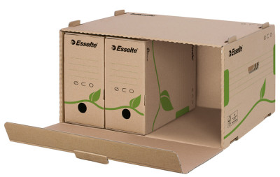 Esselte Container d'archives ECO pour classeurs, brun