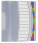 Esselte Trieur VIVIDA, A4, PP, 6 touches, multicolore