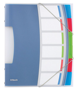 Esselte Trieur VIVIDA, A4, PP, 6 touches, multicolore