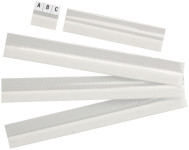 Esselte Cavaliers auto-adhésifs pour onglets, transparent