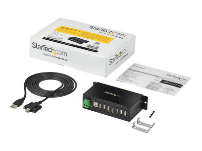 Startech : MOUNTABLE RUGGED INDUSTRIAL 7 PORT USB HUB