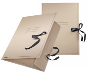 Esselte Carton à dessins, format A2, avec cordons, gris