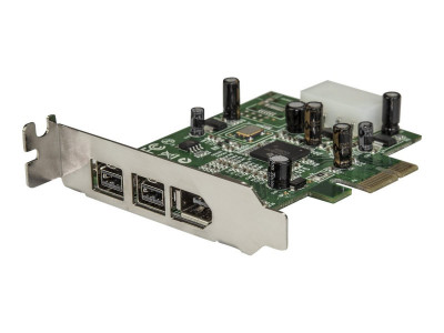 Startech : 3 PORT 2B 1A LOW PROFILE 1394 PCI-E FIREWIRE card