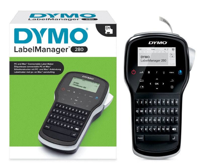 DYMO Etiqueteuse LabelManager 280 - 2 lignes - D1