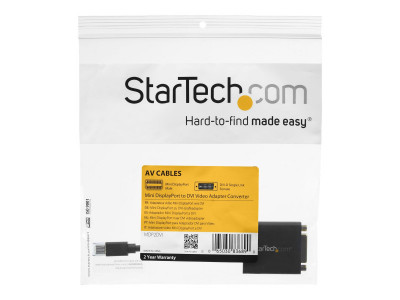 Startech : MINI DISPLAYPORT DVI VIDEO ADAP CONVERTER