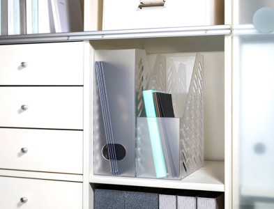 HAN Porte-revues BRILLANT XXL, plastique, translucide