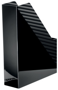 HAN Porte-revues i-Line, plastique, noir