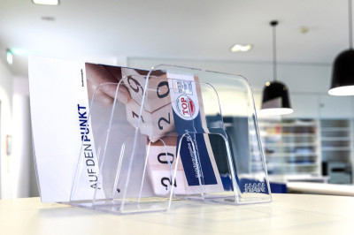 HAN Porte-revues SORTER, plastique, transparent