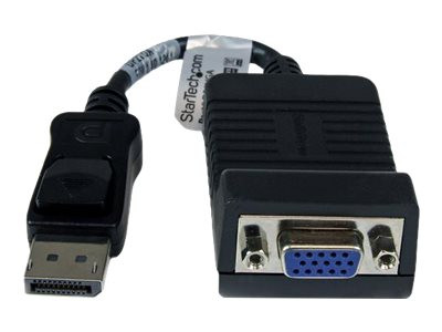 Longueur 25cm - noir - Câble adaptateur VGA DisplayPort Display