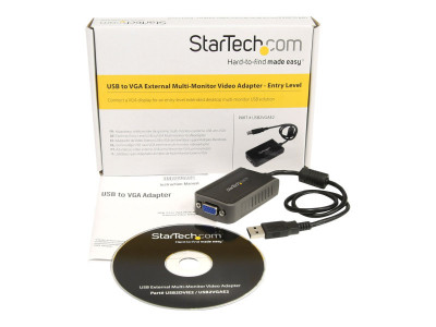 Startech : USB VGA EXTERNAL DUAL OR MULTI MONITOR VIDEO ADAPTER