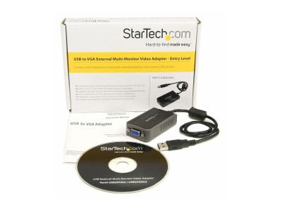 Startech : USB VGA EXTERNAL DUAL OR MULTI MONITOR VIDEO ADAPTER
