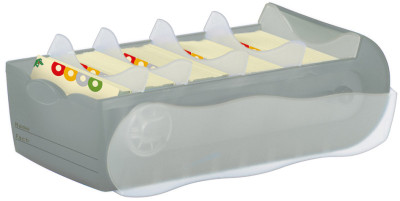 HAN Boîte à fiches CROCO, A7, boîtier: rose translucide