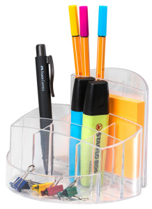 HAN Multipot à crayons RONDO, 9 compartiments, blanc