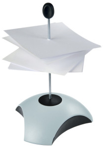 HAN Pique-notes DELTA, plastique, gris clair/noir