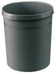 HAN Corbeille à papier GRIP, 18 litres, rond, noir