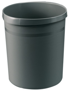 HAN Corbeille à papier GRIP, 18 litres, rond, noir