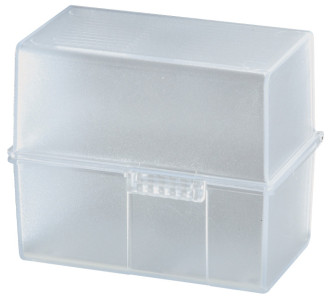 HAN Boîte à fiches, A6 paysage, plastique, blanc translucide