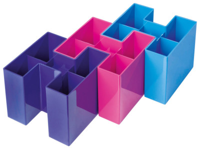 HAN Multipot à crayons BRAVO Trend Colour, 5 compartiments,