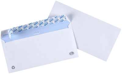 GPV Enveloppes blanches, DL, 110 x 220 mm, sans fenêtre