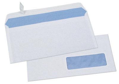 GPV Enveloppes, DL, 110 x 220 mm, blanc, sans fenêtre