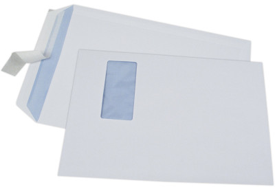 GPV Pochettes d'expédition, C5, 162 x 229 mm, blanc, 90 g/m2