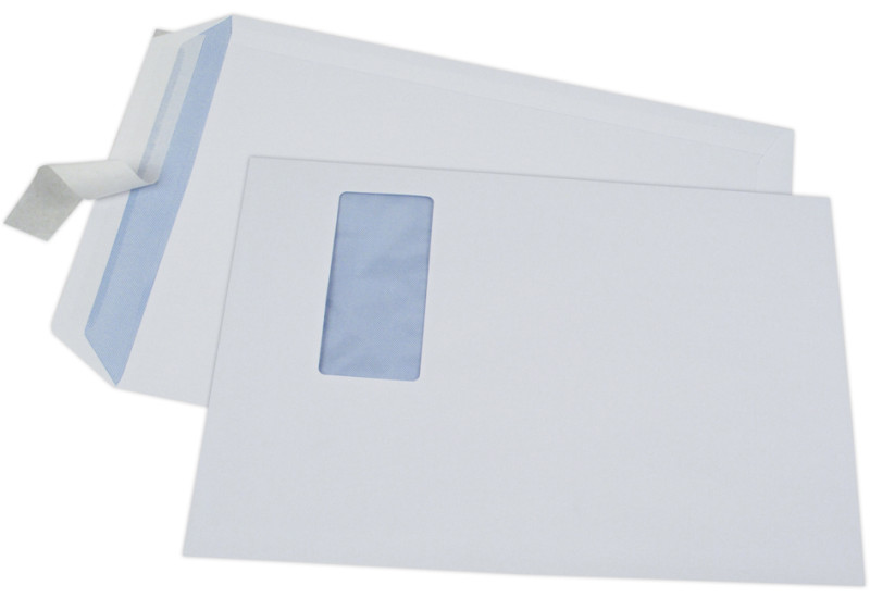 GPV Pochettes d'expédition, C5, 162 x 229 mm, blanc, 90 g/m2