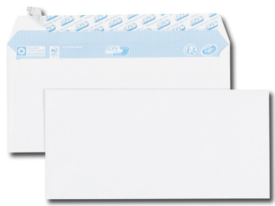 GPV Enveloppes, DL, 110 x 220 mm, blanc, sans fenêtre