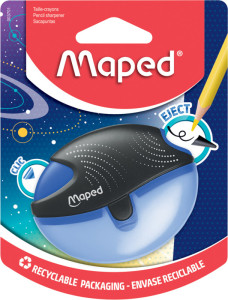 Maped taille-crayons Galactic, en plastique, couleurs