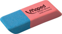 Maped Gomme en caoutchouc Duo-Gom, medium, bleu/rouge Maped Gomme en caoutchouc Duo-Gom, medium, bleu/rouge
