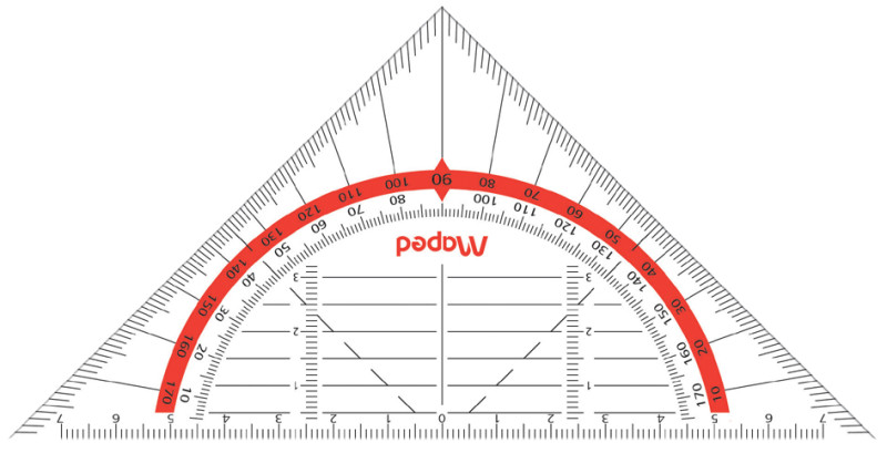 Equerre Géométrique Maped 028600 160mm Flexible Transparent