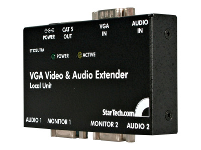 Startech : VGA VIDEO EXTENDER OVER CAT 5 avec AUDIO sp